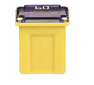 נתיך (פיוז) דגם יפני נמוך 60A צהוב