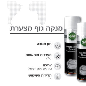 ספריי ניקוי בית מצערת GAT GERMANY