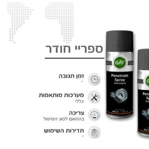 ספריי שימון חודר GAT GERMANY