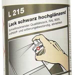 ספריי צבע שחור מבריק FORCH L215