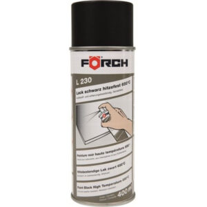 ספריי צבע שחור עמיד בחום גבוה FORCH 62102515 L230