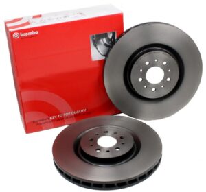 סט צלחות בלם אחורי חברת BREMBO
