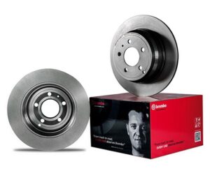 סט צלחות בלם אחורי חברת BREMBO