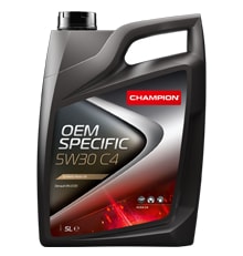 שמן מנוע  סינטטי CHAMPION OEM SPECIFIC 5W30 C4