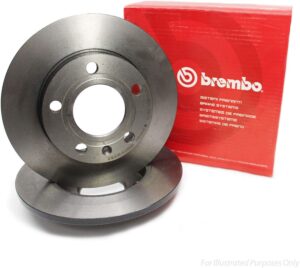 סט צלחות בלם קדמי חברת BREMBO