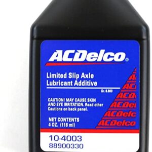 תוסף לסרן מוגבל החלקה ACDELCO LIMITED SLIP AXLE ADDITIVE 10-4003