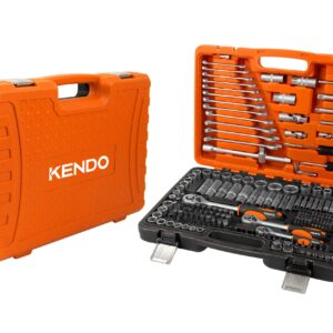 סט בוקסות משולב 216 חלקים D1/4-3/8-1/2 חברת KENDO