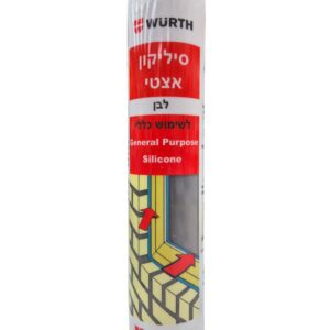 סיליקון אצטי לבן לשימוש כללי WURTH