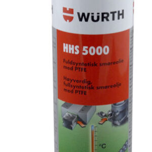 תרסיס שמן סיכה סינטטי WURTH HHS 5000