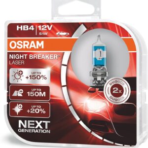 זוג נורות OSRAM NIGHT BREAKER LASER HB4