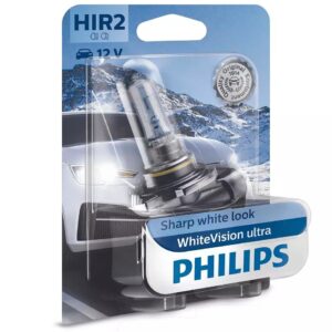 נורה 12V 55W WhiteVision ultra HIR2 9012 חברת PHILIPS