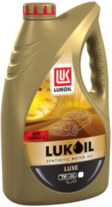 שמן מנוע סינטטי 5W30 חברת LUKOIL LUXE
