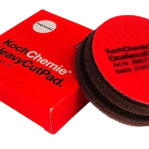 ספוג אדום לחיתוך אגרסיבי 75 מ"מ /3 אינץ KOCH CHEMIE HEAVY CUT