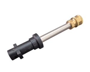 מתאם למכונת שטיפה חיבור מהיר KARCHER קרשר פלסטיק ארוך