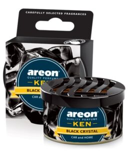 פחית ריח בלאק AREON AROMA KEN BLACK CRYSTAL