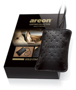 כרית עור בניחוח גולד AREON LEATHER COLLECTION GOLD STAR
