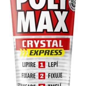 סיליקון שקוף קריסטלי מהיר במיוחד BISON POLYMAX