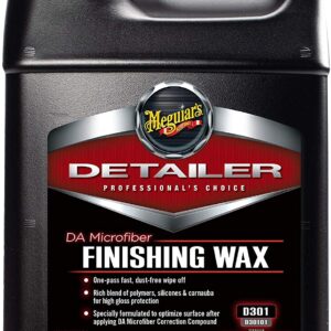 ווקס מקצועי לפולישר דואל-אקשן Meguiar’s DA Microfiber Finishing Wax גלון