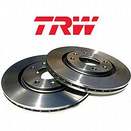 סט צלחות בלם קדמי פסאט מ06,סופרב,לאון  TRW