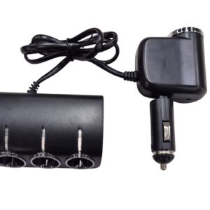 מפצל למצית עם יציאת USB