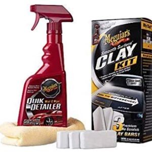 ערכת פלסטלינה מקצועית + נוזל סיכוך MEGUIAR'S SMOOTH SURFACE CLAY KIT