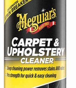 תרסיס קצף לניקוי ריפודים ושטיחים+מברשת Meguiar's Carpet & Upholstery Cleaner