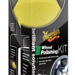 ערכה להברקת ג'נטים וגלגלי מגנזיום ברכב Meguiars wheel polishing kit