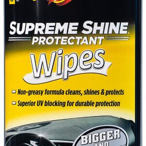 מגבונים לחידוש פלסטיק וגומי ברק גבוה מאוד Meguiar's G4000 Supreme Shine Protectant WIPES
