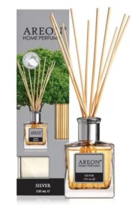 בקבוק מפיץ ריח מקלות גדול ניחוח סילבר AREON HOME PERFUME SILVER 150ml