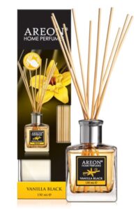 בקבוק מפיץ ריח מקלות גדול ניחוח ונילה בלאק AREON HOME PERFUME Vanilla Black 150ml