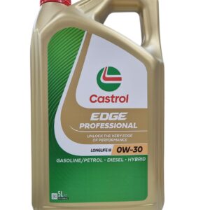 שמן מנוע CASTROL EDGE PROFESSIONAL 5L 0W30
