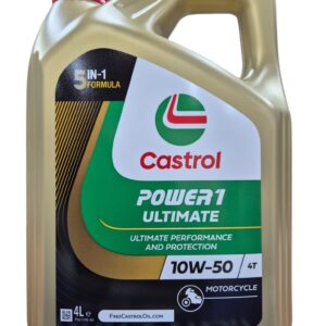 שמן מנוע CASTROL POWER 1 ULTIMATE 10W50 4T  4L