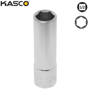 בוקסה עמוקה 6 פינות הינע "1/2  27 מ“מ KASCO