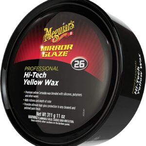 ווקס משחה צהוב Meguiar's M2611 Mirror Glaze Hi-Tech Yellow Wax