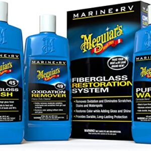 ערכה לחידוש ושחזור פיברגלס Meguiar's M4965 Marine/RV Fiberglass Restoration System