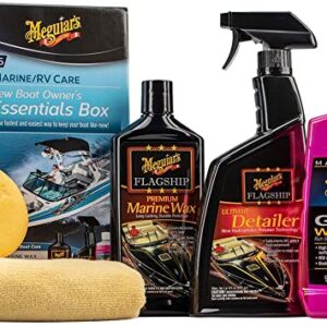 ערכה לטיפוח כלים ימיים Meguiar’s M6385 Marine/RV Care New Boat Owner’s Essentials Box Kit
