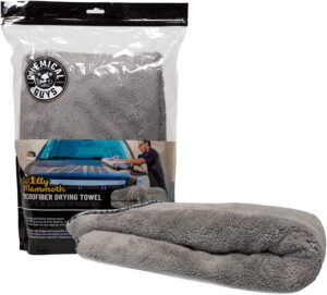 מגבת מיקרופייבר ממותה (אפור) chemical guys MAMMOTH TOWEL