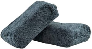 זוג אפליקטורים רב שימושיים Chemical Guys WORKHORSE Premium Grade Microfiber Applicator