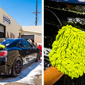 כפפת מיקרופייבר לשטיפת הרכב Chemical Guys Chenille Microfiber ירוק