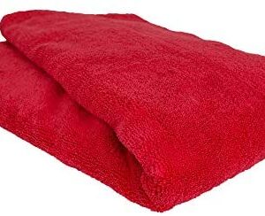 מגבת אדומה לטיפוח חוץ CHEMICAL GUYS CHUBBY SUPRA MICROFIBER TOWEL