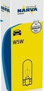 10 נורות חניה T10 W5W חברת NARVA