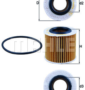 פילטר שמן סיאט סקודה 12V 1.2 מ02 פנימי KNECHT/MAHLE