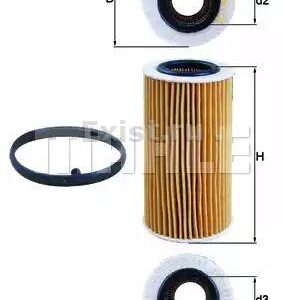 פילטר שמן וולוו C30, S40 חברת KNECHT/MAHLE