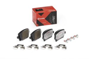 סט רפידות בלם אחורי אוקטביה מ05 משופרות BREMBO XTRA