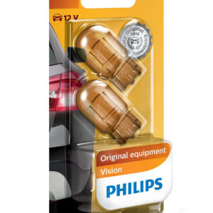 זוג נורות ללא בסיס PHILIPS WY21W כתום