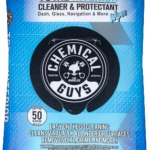 מגבונים לניקוי והגנה כללי Chemical Guys TOTAL INTERIOR CLEANER & PROTECTANT CAR CLEANING WIPES