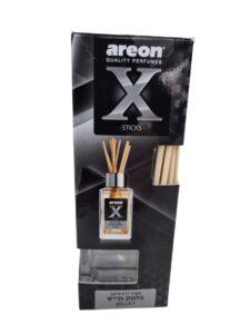 בקבוק מפיץ ריח מקלות ניחוח בלאק אייס AREON STICKS BLACK