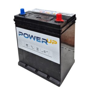 מצבר POWER UP עם 12 חודשי אחריות 35 אמפר פלוס ימין+קנט (ללא הרכבה)