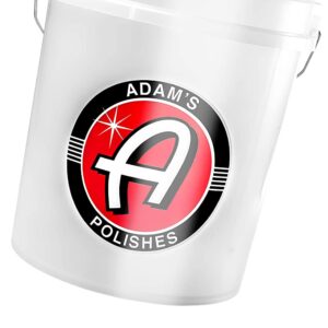 דלי 5 גלון אדמס שקוף Adam's 5 Gallon Detailing Bucket