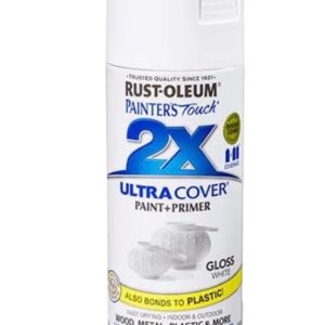 ספריי צבע לבן מבריק RUST-OLEUM 304010 2X